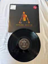 RARE UK FIRST PRESS - Faithless God is a DJ + Monster Mix Vinyl Cheeky Records picture
