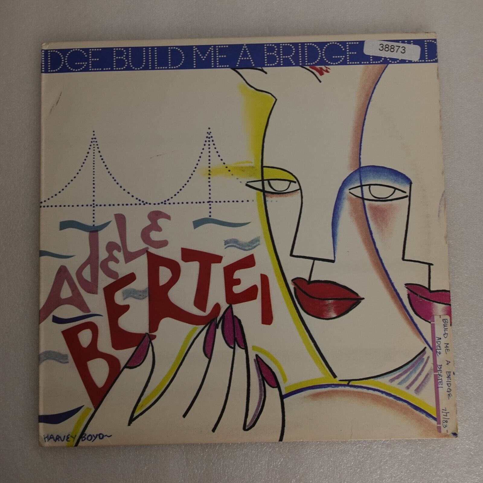 Adele Bertei Build Me A Bridge SINGLE Vinyl Record Album