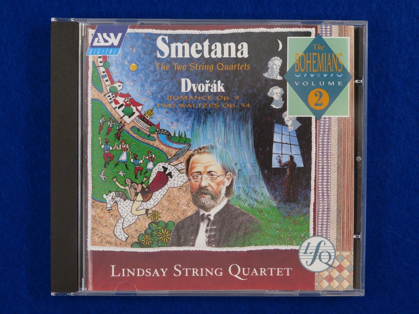 Smetana The Two String Quartets Dvorak Lindsay String Quartet - CD 