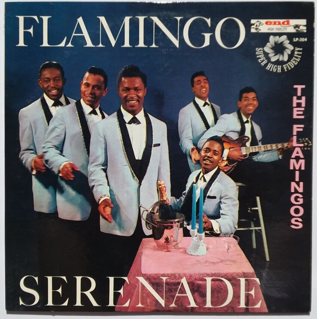 THE FLAMINGOS - Flamingo Serenade - Vinyl LP 33rpm 1st Press 1959 End  304 MONO