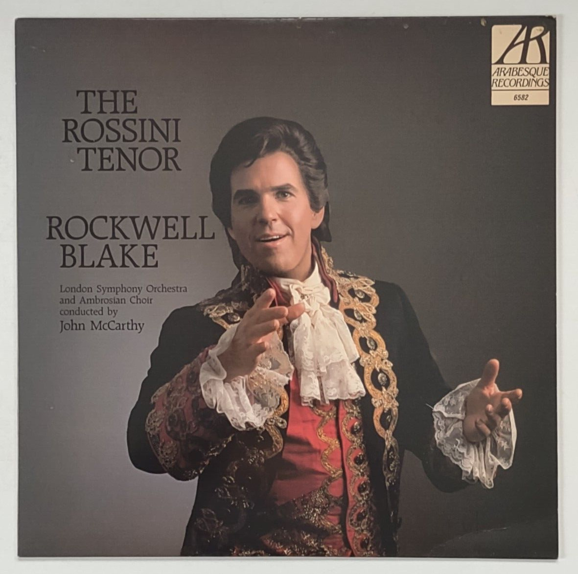 The Rossini Tenor Rockwell Blake vinyl record Arabesque Recordings Tested Works
