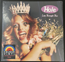 HOLE LIVE THROUGH THIS PINK COLORED VINYL LP LIMITED EDITION SEALED MINT picture