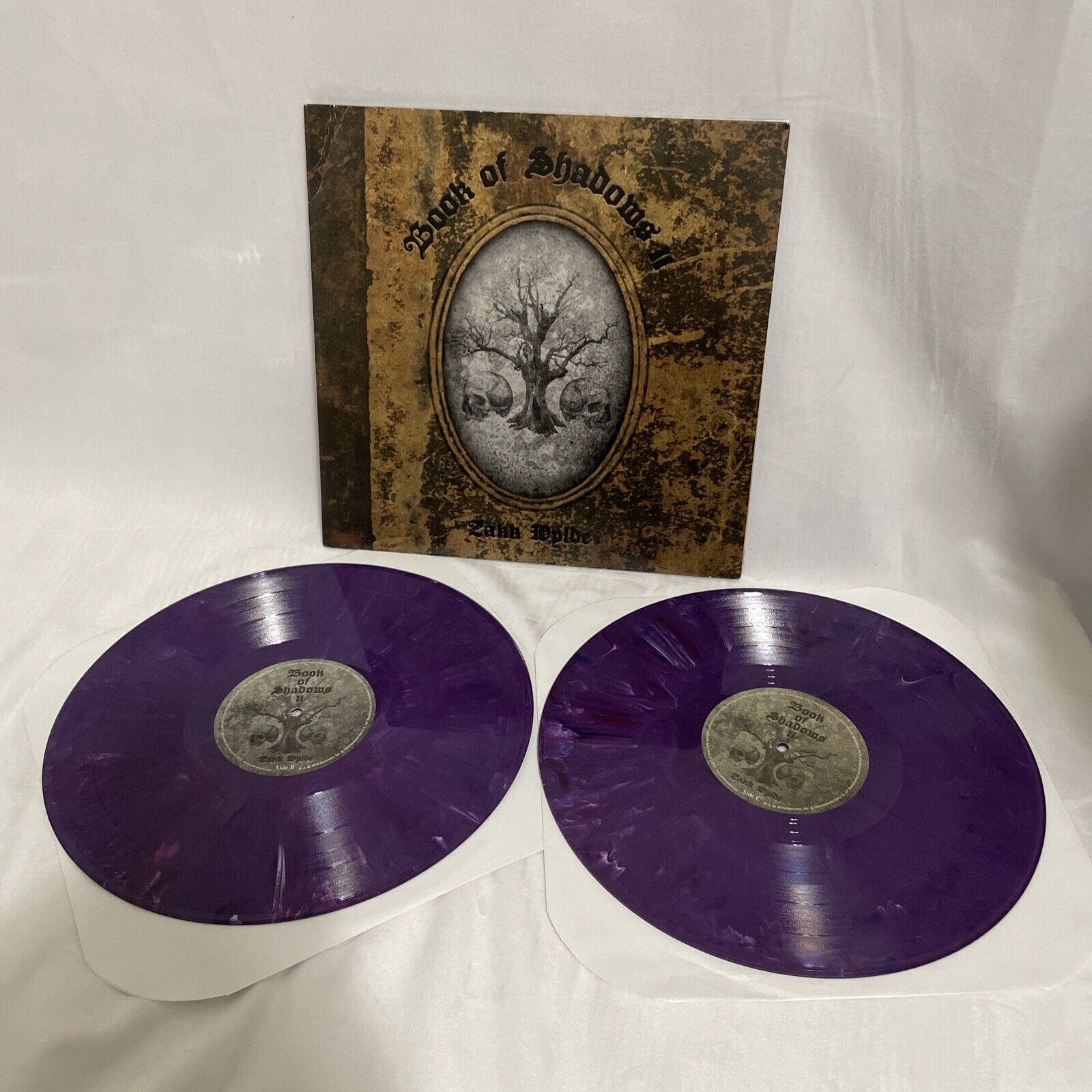 ZAKK WYLDE Book Of Shadows II Purple Splatter  Vinyl Ltd 2016 BLS RARE