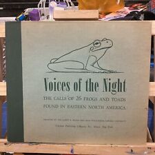 Voices Of The Night The Calls Of 26 Frogs & Toads 1953 Cornell Vinyl VG 4 LPs picture