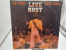 Neil Young & Crazy Horse Live Rust LP Record 1979 Reprise Ultrasonic Clean VG+ picture
