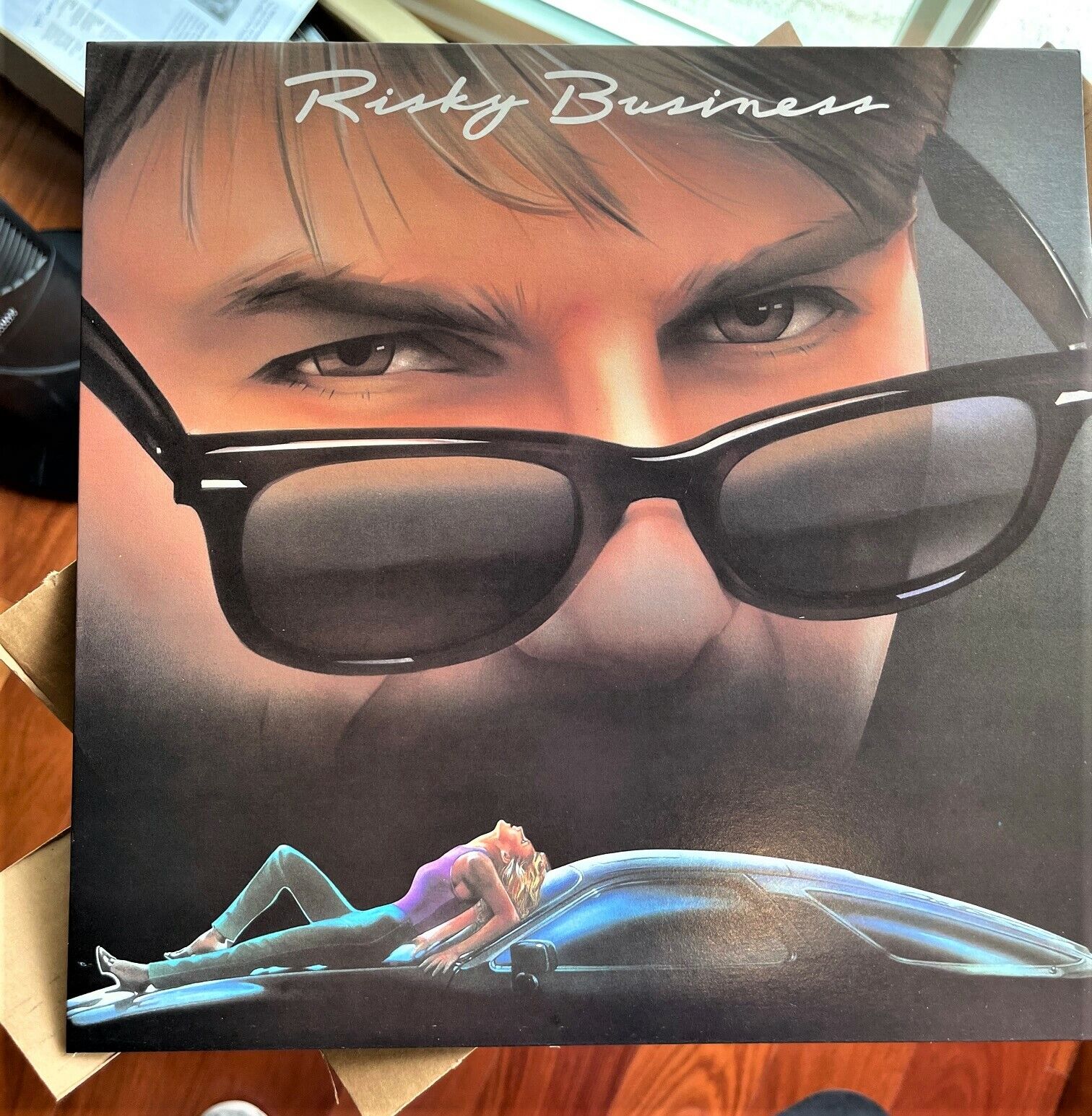 Risky Business soundtrack  Tangerine Dream 1984 vinyl Virgin Records U.K. import