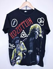 Vintage 80s LED ZEPPELIN Zoso BAND TOUR Rare Rock T shirt T-Shirt Tshirt size M picture