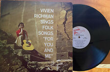 Vivien Richman – Sings Folk Songs for You and Me -  {RARE} picture