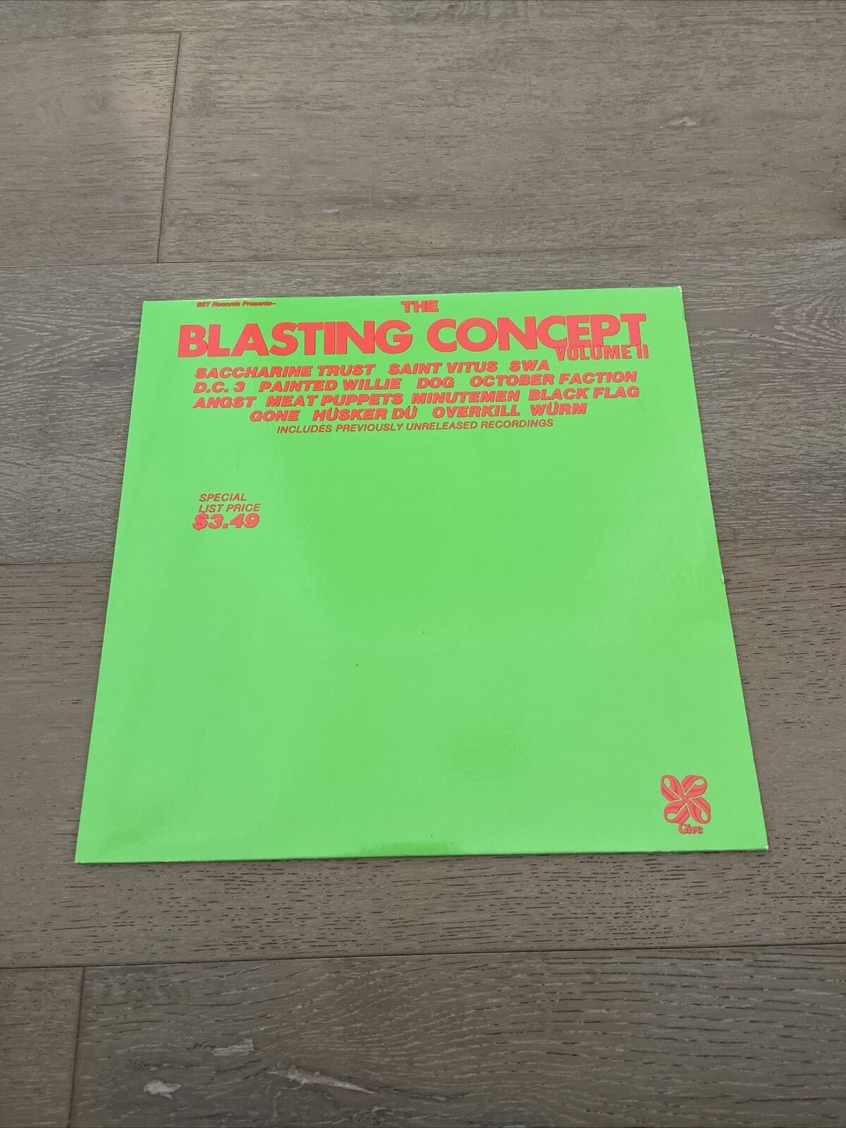 The Blasting Concept Volume 2 LP Vinyl Black Flag Saint Vitus Overkill Husker NM