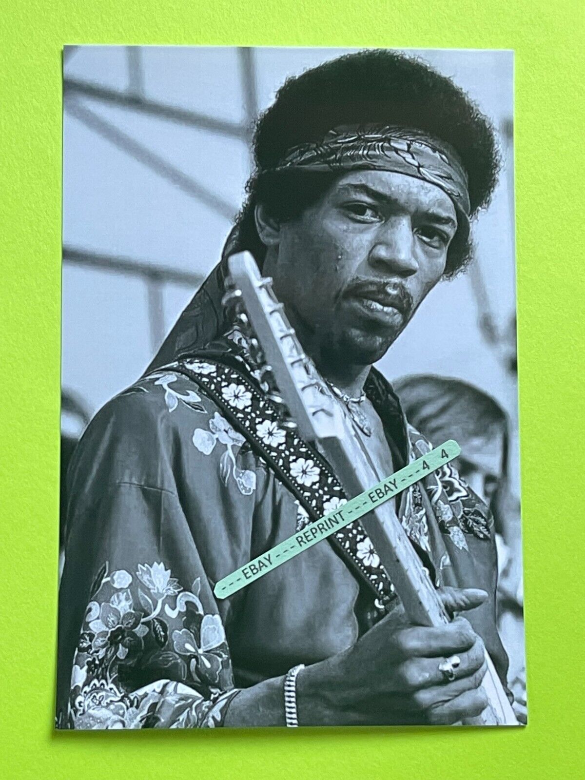Found PHOTO of The JIMI HENDRIX Experience Old Guitar Legend from the 60\'s