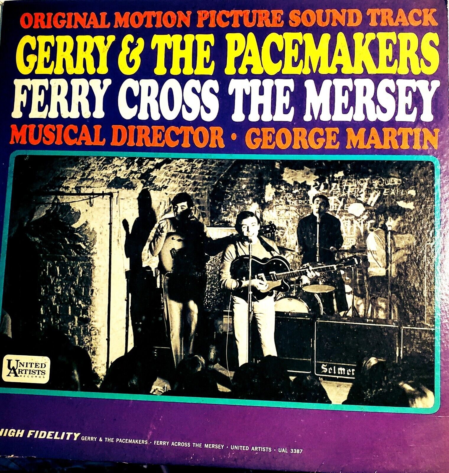 Gerry & The Pacemakers-Ferry Cross the Mersey (Soundtrack) LP, 1965 UA EXC.+