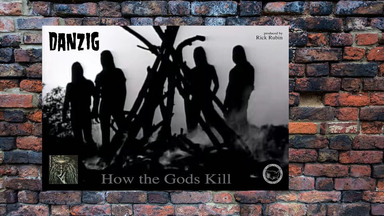 Danzig III How the Gods Kill Cool AF poster promo Samhain Misfits Goth Punk