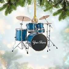Personalized Drum Kit With Name Christmas Ornament 2023 Drum Set Custom Ornament picture