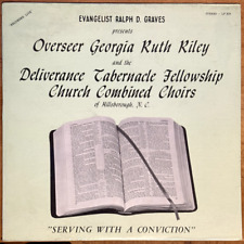 DELIVERANCE TABERNACLE FELLOWSHIP CHOIR - SERVING WITH CONVICTION - LP - RARE picture