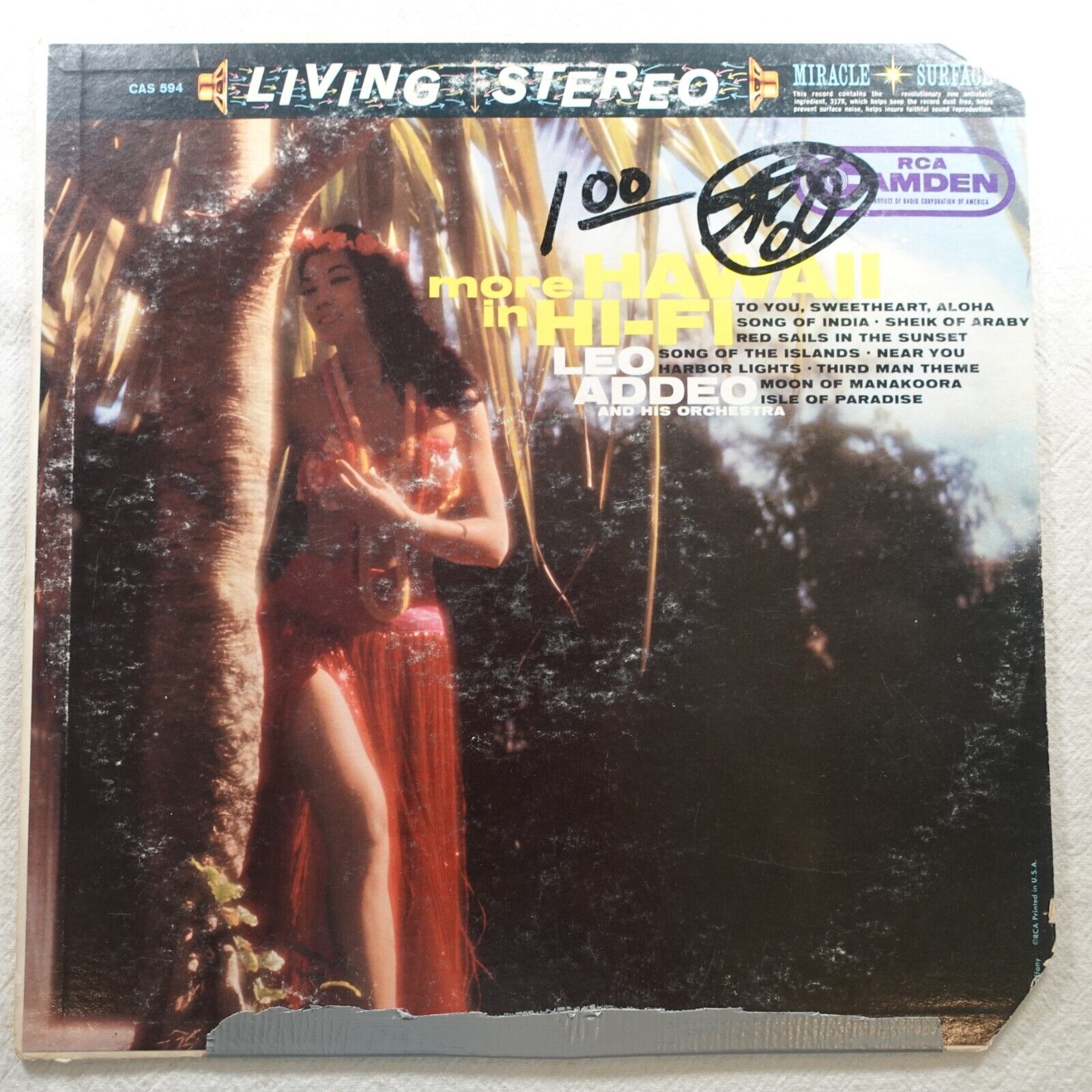 Leo Addeo More Hawaii in Hi Fi   Record Album Vinyl LP