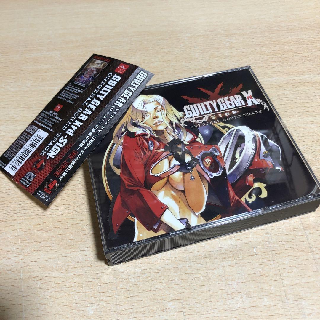 USED obi GUILTY GEAR Xrd -SIGN- Original Soundtrack CD RARE
