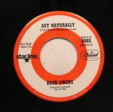 Country Nm 45 Buck Owens - Act Naturally / Over And Over Again On Starline picture
