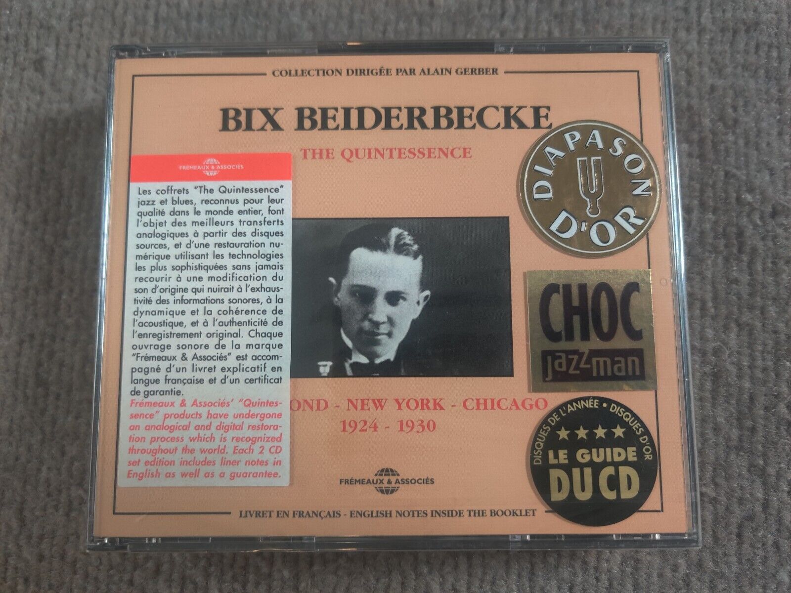 Bix Beiderbecke -The Quintessence Richmond New York Chicago 1924-1930 2 CD Set