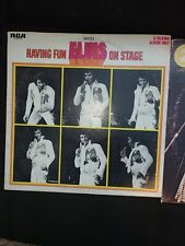 🎵 Elvis Presley – Having Fun With Elvis On Stage (1979, RCA Victor) Vinyl VG+ picture