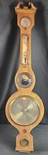 ANTIQUE 1800'S HANDMADE ENGLISH BANJO WEATHER BAROMETER INSTRUMENT Bacci picture