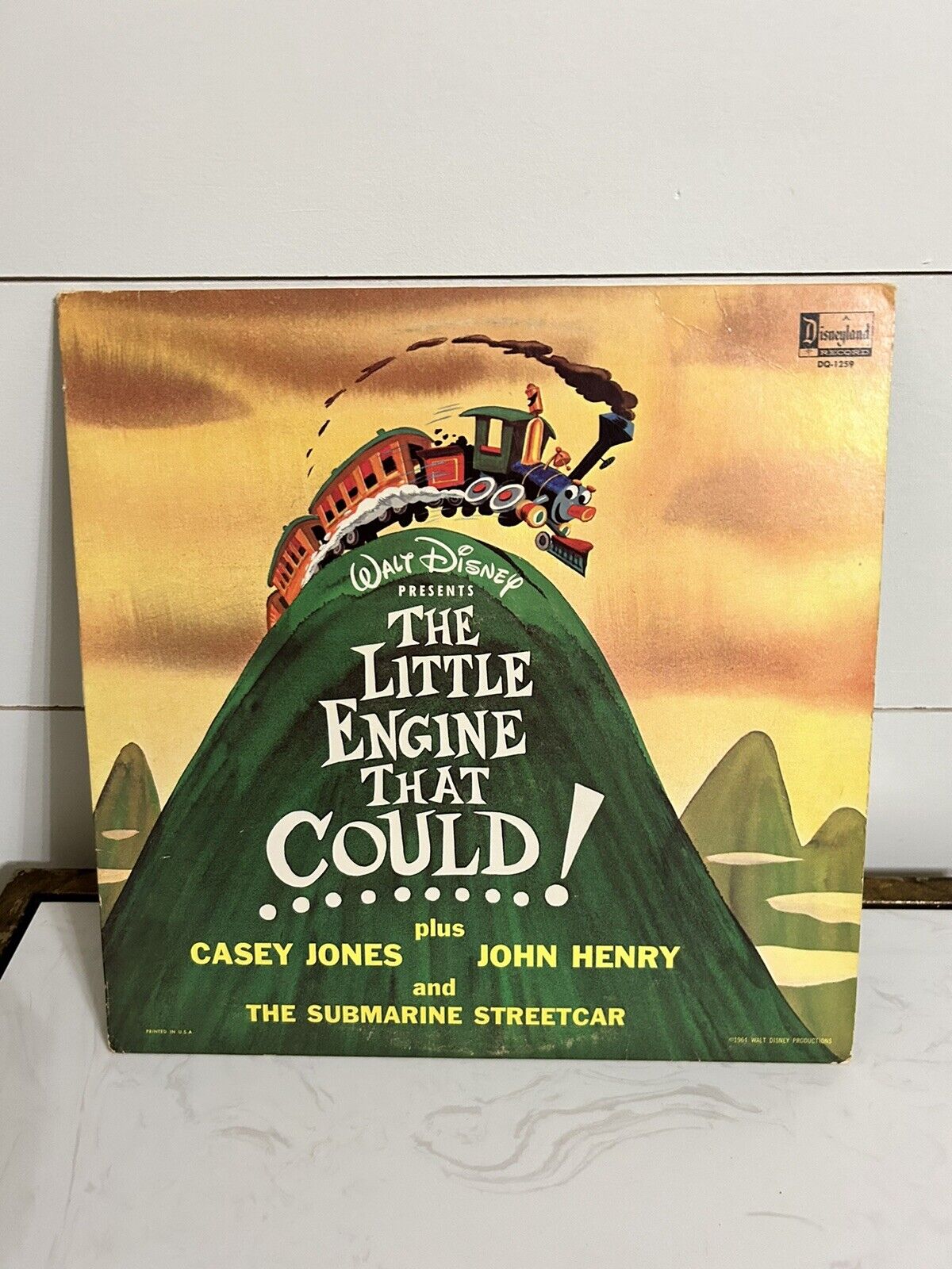 Walt Disney The Little Engine That Could Vinyl LP  1964  Vintage Album