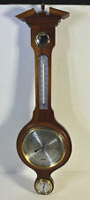 Authentic Vintage Jason Real Mahogany Banjo Barometer Made In Japan- Clean picture