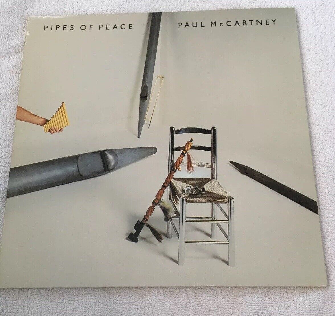 1983 Paul McCartney Pipes Of Peace Album Vintage Vinyl Music