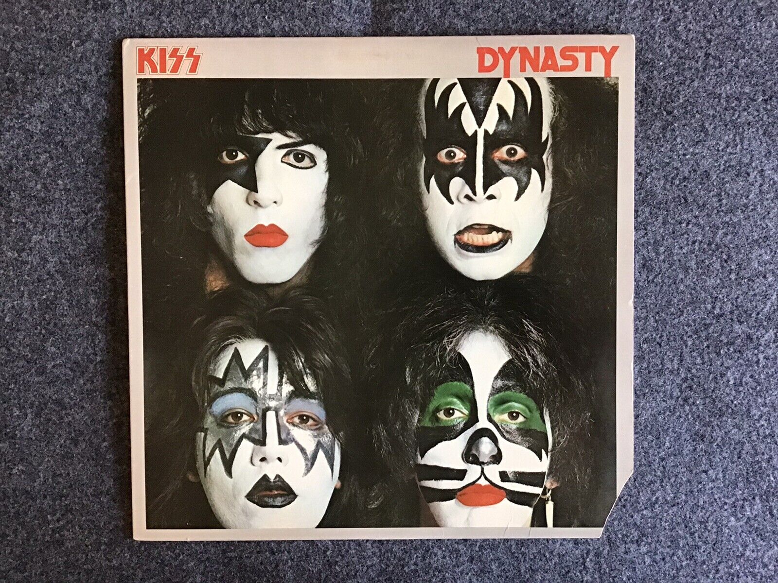 KISS LP Dynasty 1st Press 1979 Casablanca  NBLP 7152 VG+/ VG
