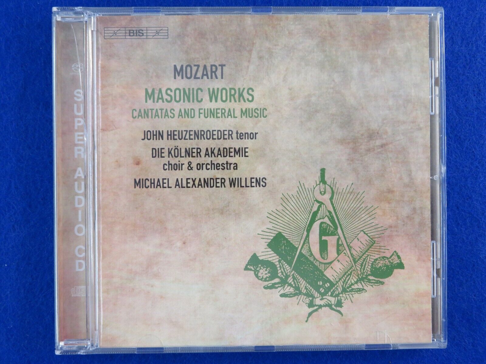 Mozart Masonic Works Cantatas And Funeral Music M.A. Willens - CD - Fast Postage