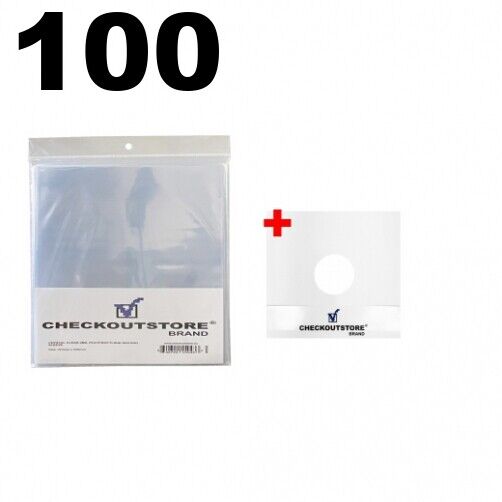 100 COS Clear Plastic OPP 12