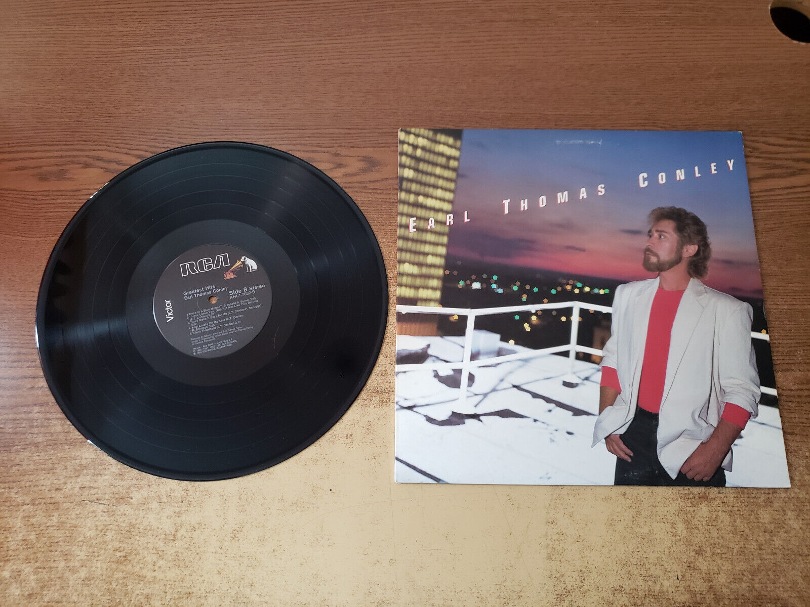 1980s MINT-EXC Earl Thomas Conley –Greatest Hits 7032 LP33