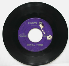 Royal Teens, Believe me, Capitol 4261, 1959,   7
