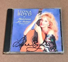 SIGNED Liona Boyd CD Miniatures for Guitar Pour Guiture Autographed picture