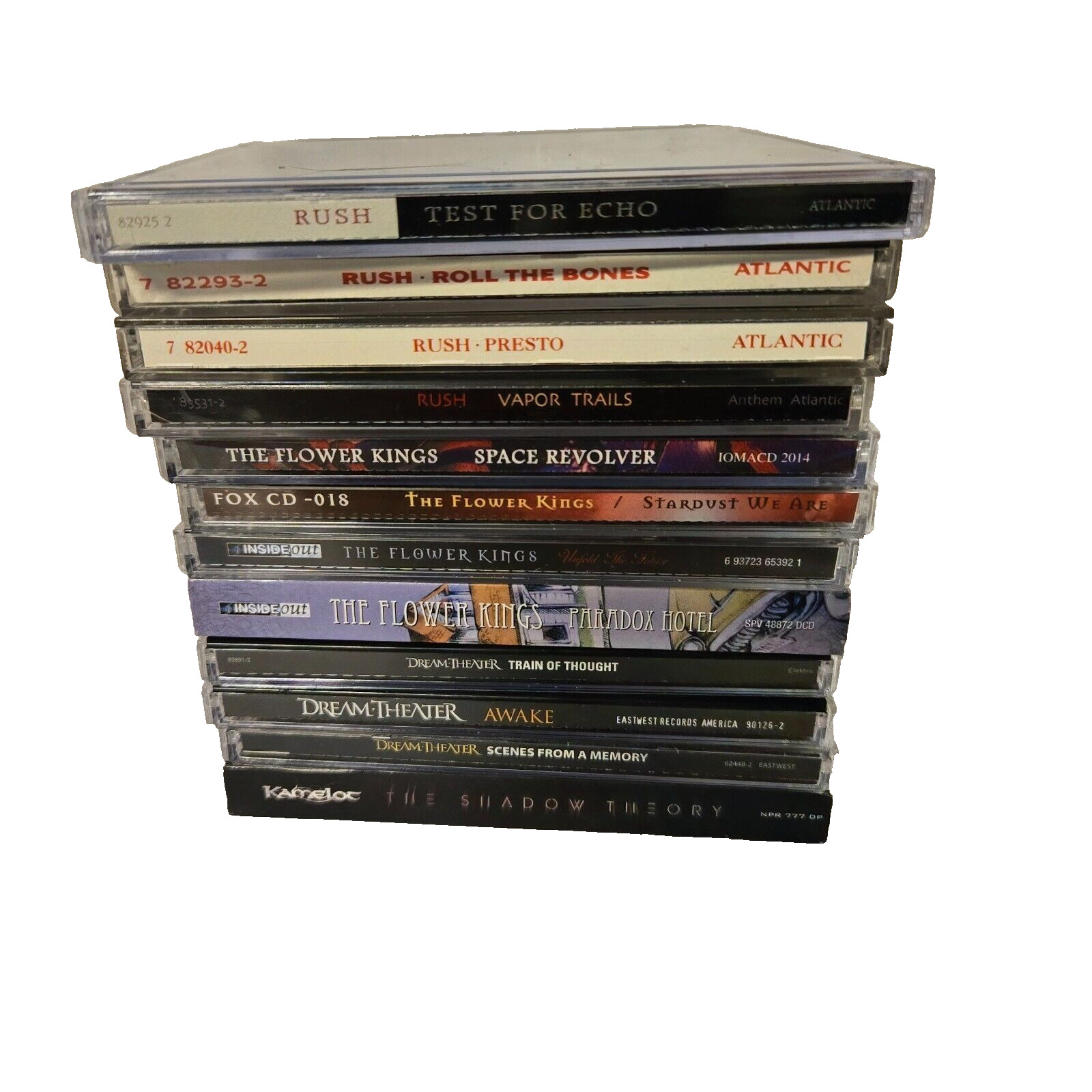 Lot of 12 Progressive Rock Metal Titles; Some 1 CD, Some 2 CDs