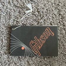 Vintage 1960's Gibson Guitar Hang Tag-Owners Manual Original Vintage Case Candy picture