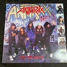 Anthrax -I'm The Man- 12” Vinyl Maxi-Single 1987 Island Records picture
