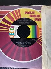 Vintage County 45 Vinyl Conway Twitty, Johnny Cash, George Jones  As Is Untested picture