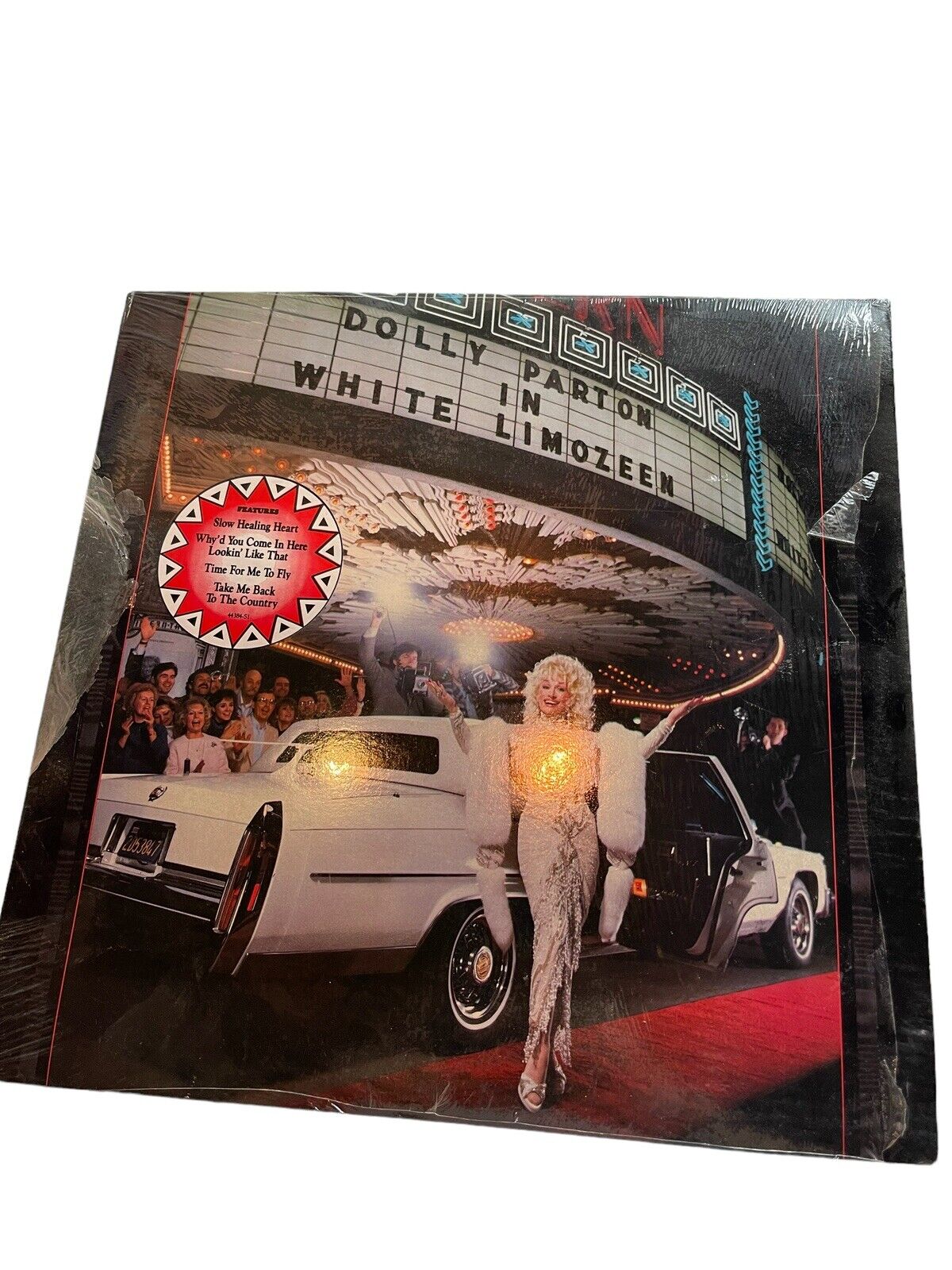 Dolly Parton ~ White Limozeen Vinyl LP Columbia 1989