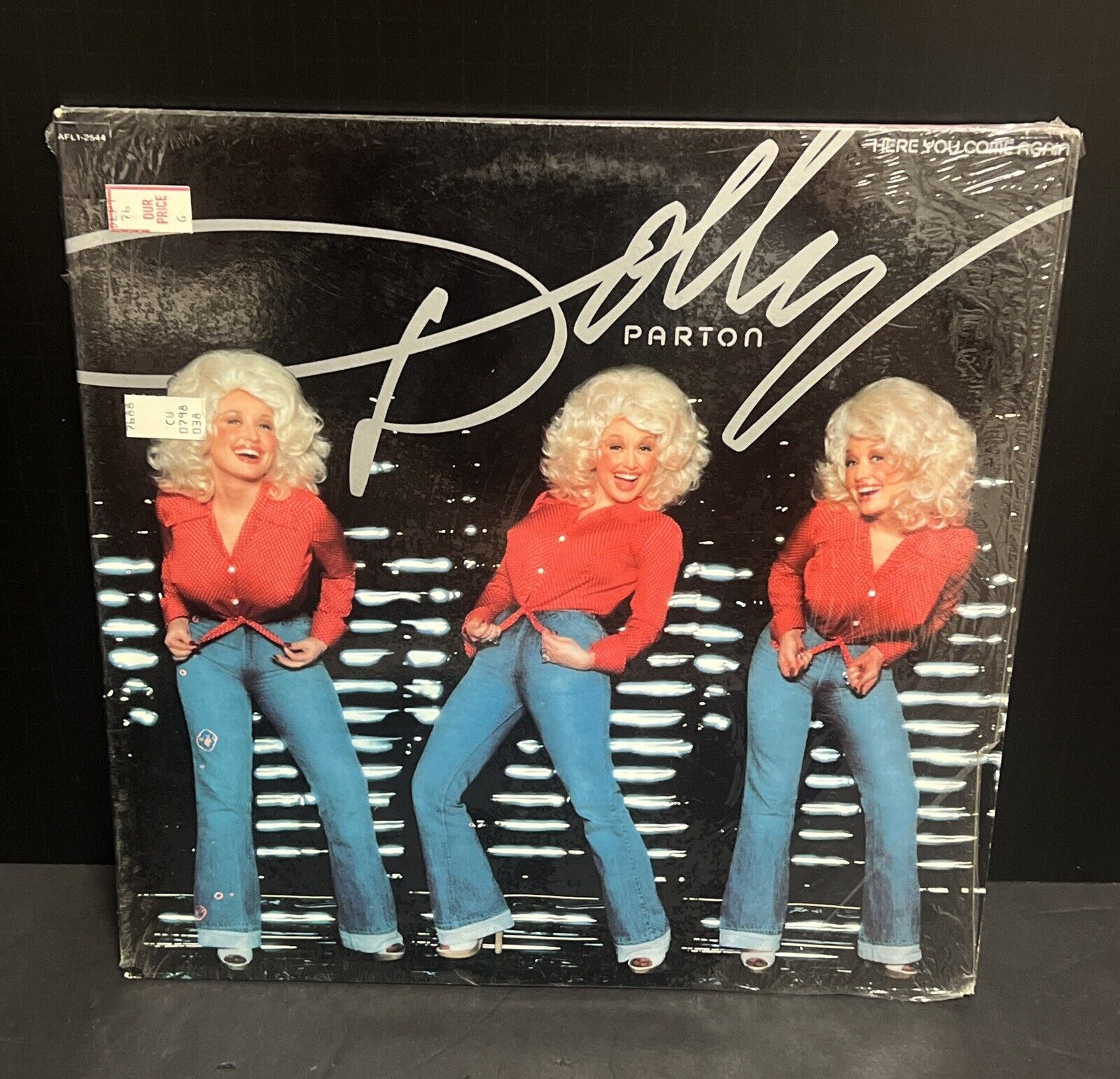 Dolly Parton Here You Come Again 1977 Vinyl Record RCA Victor afl1-2544 Shrink