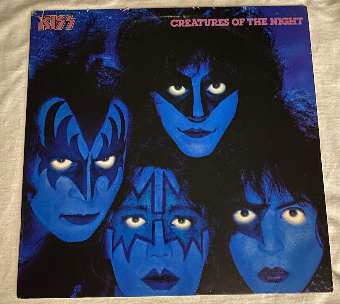 KISS, Creatures Of The Night, 12” Vinyl, First Pressing, No Barcode, 1982.