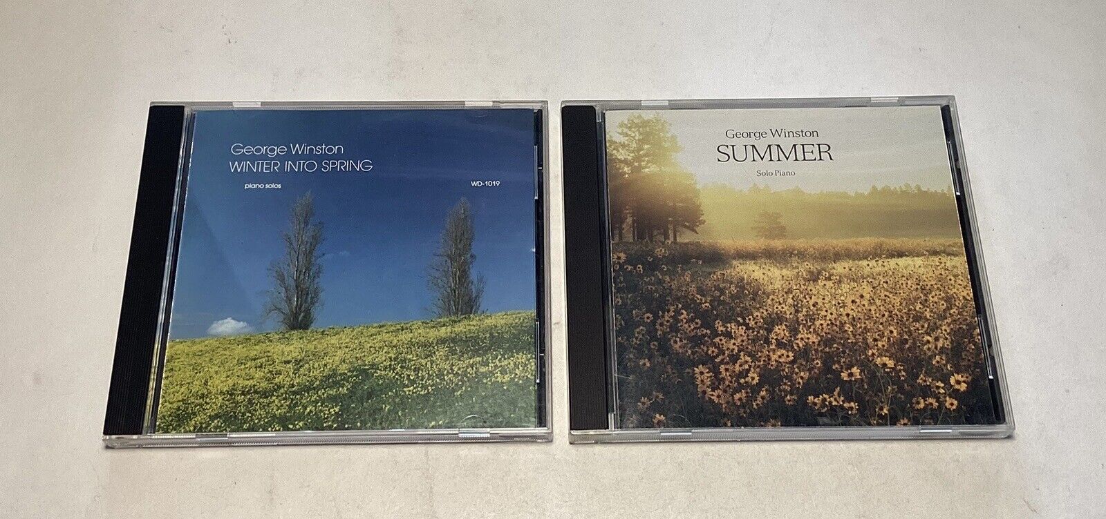 Winter into Spring Summer CD CDs LOT George Winston Windham Hill Records piano