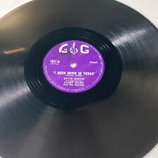 EFFIE SMITH -Darby Hicks 78 rpm G&G 1017 I BEEN DOWN TO TEXAS Jump Blues 1946 E picture