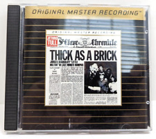 Jethro Tull: Thick As A Brick Music CD Original Master Recording 24kt Gold Disc picture