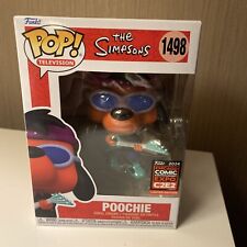 IN HAND C2E2  STICKER Poochie The Simpsons Funko Pop #1498 In Hand  picture