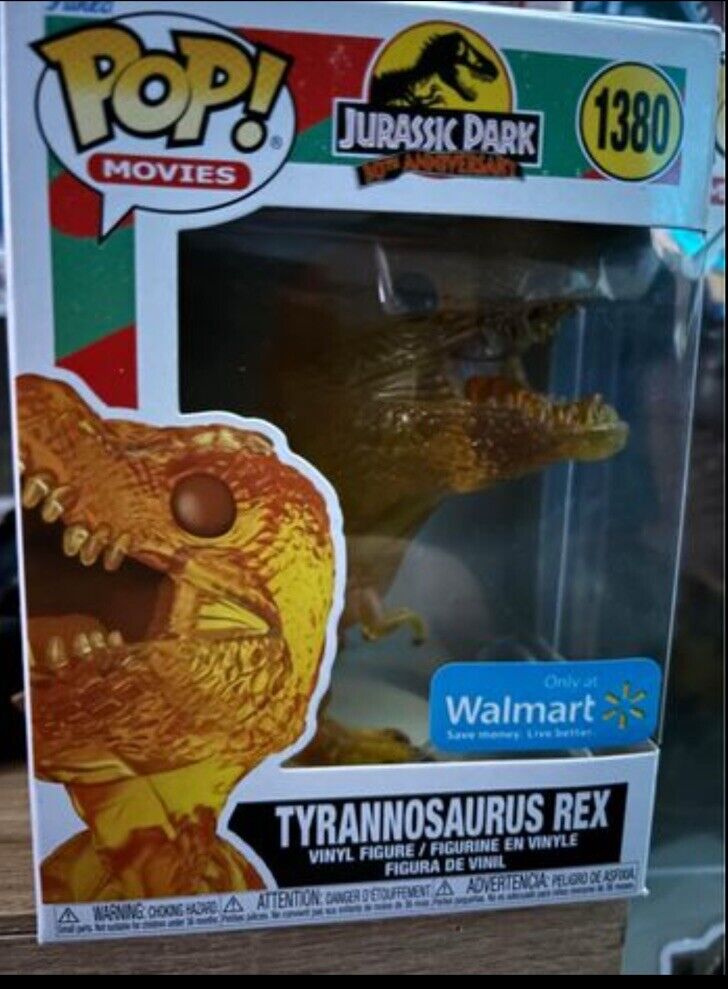 Funko Pop Vinyl: Jurassic Park - Tyrannosaurus Rex (Translucent) - Walmart...