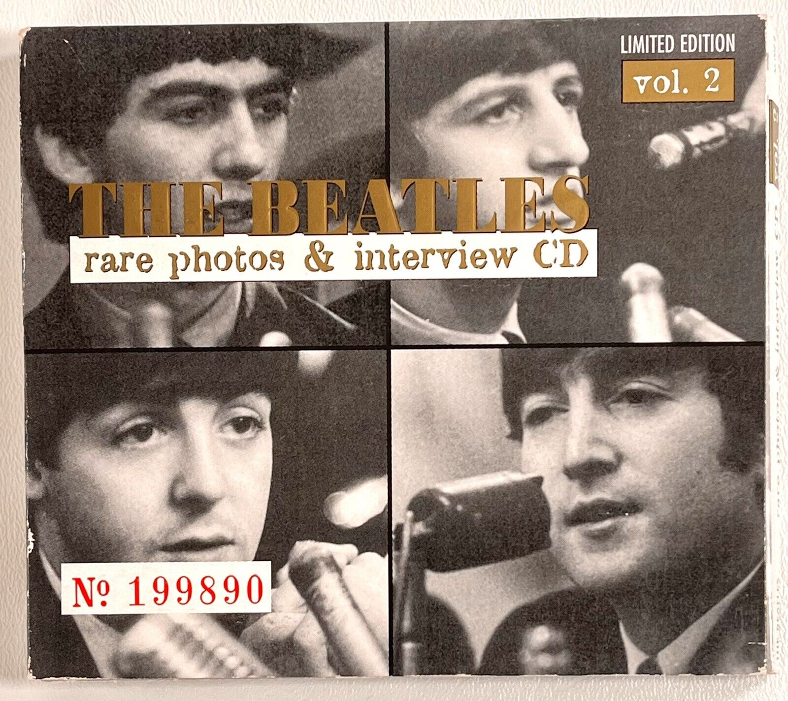 The Beatles John Lennon Limited Edition Rare Photos & Interview CD Vol. 2 1996