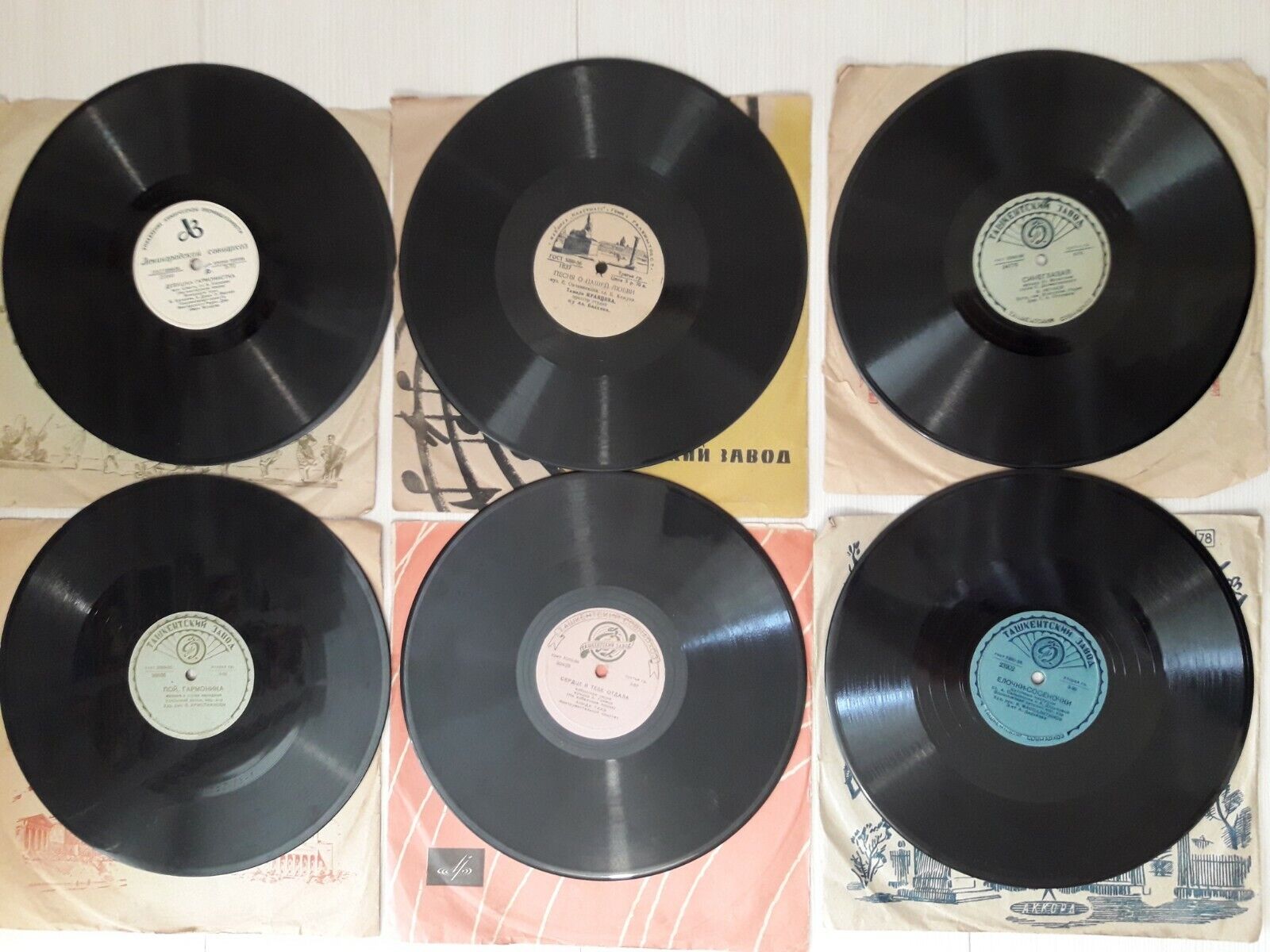 USSR Old Gramophone record Vinyl Soviet Union №47 original vintage