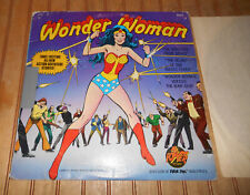 Wonder Woman Three Stories Vinyl 1975 Power Records Peter Pan 12