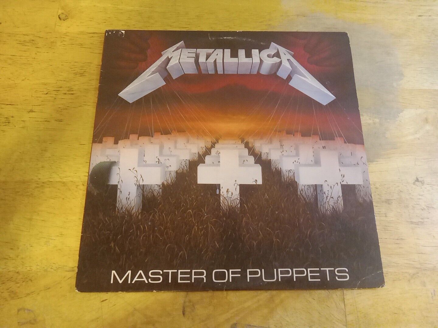 Metallica 1986 Master Of Puppets   60439-1  Electra Ex Vinyl / Vg+ Cover