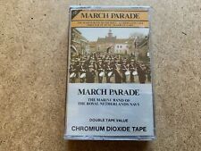 VINTAGE MARCH PARADE MARINE BAND OF ROYAL NETHERLANDS CASSETTE TAPE NEW & SEALED picture